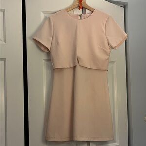 Boohoo Soft Pink Fashion Dress